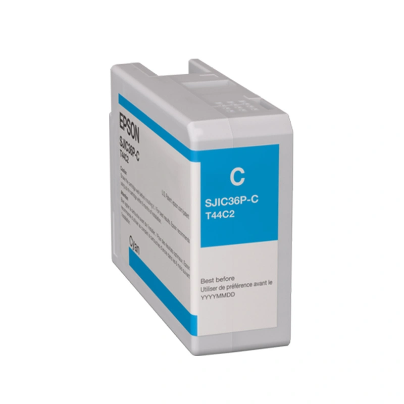 Cartouche d'encre EPSON SJIC36P-C cyan pour ColorWorks C6000 et C6500