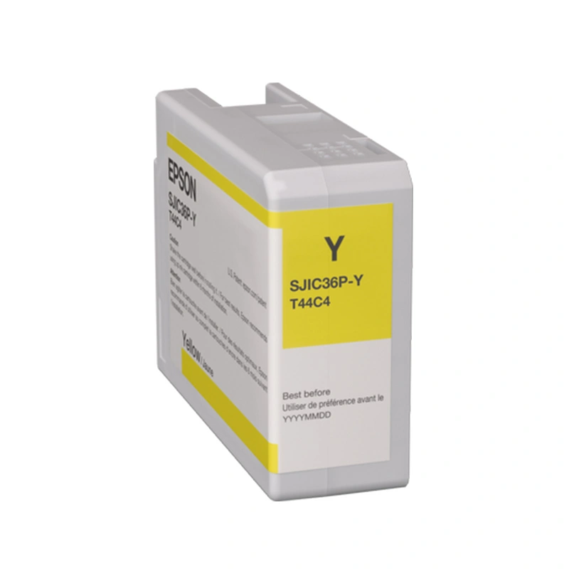 Cartouche d'encre EPSON SJIC36P-Y jaune pour ColorWorks C6000 et C6500