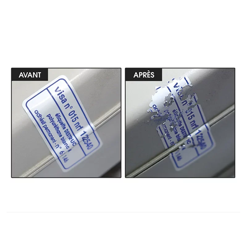 Étiquettes destructibles - Image 3