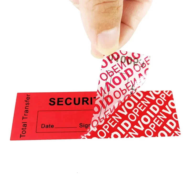 Étiquettes VOID anti-contrefaçon