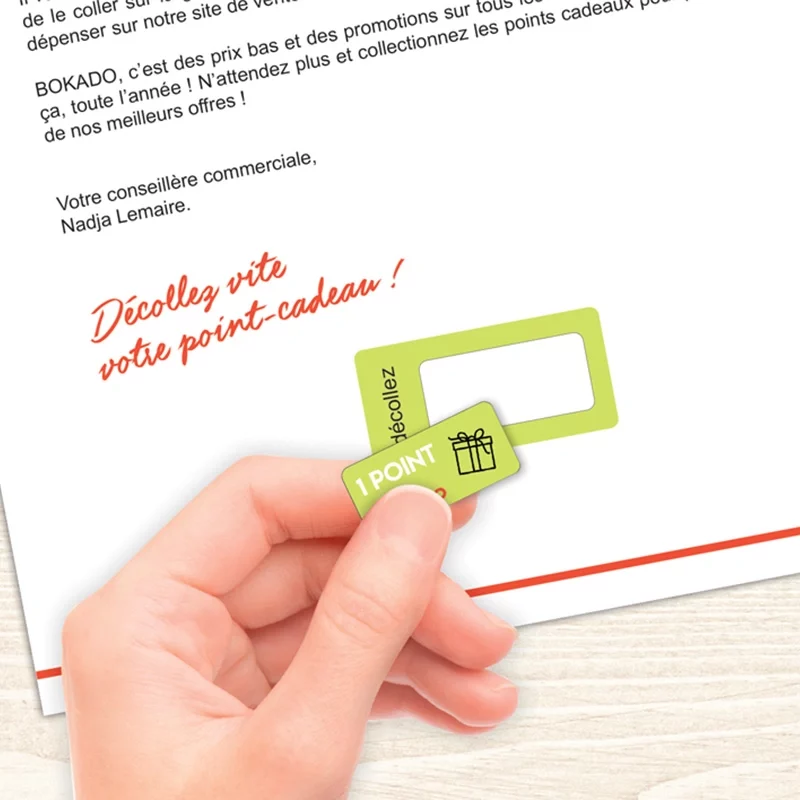 Étiquettes double enduction