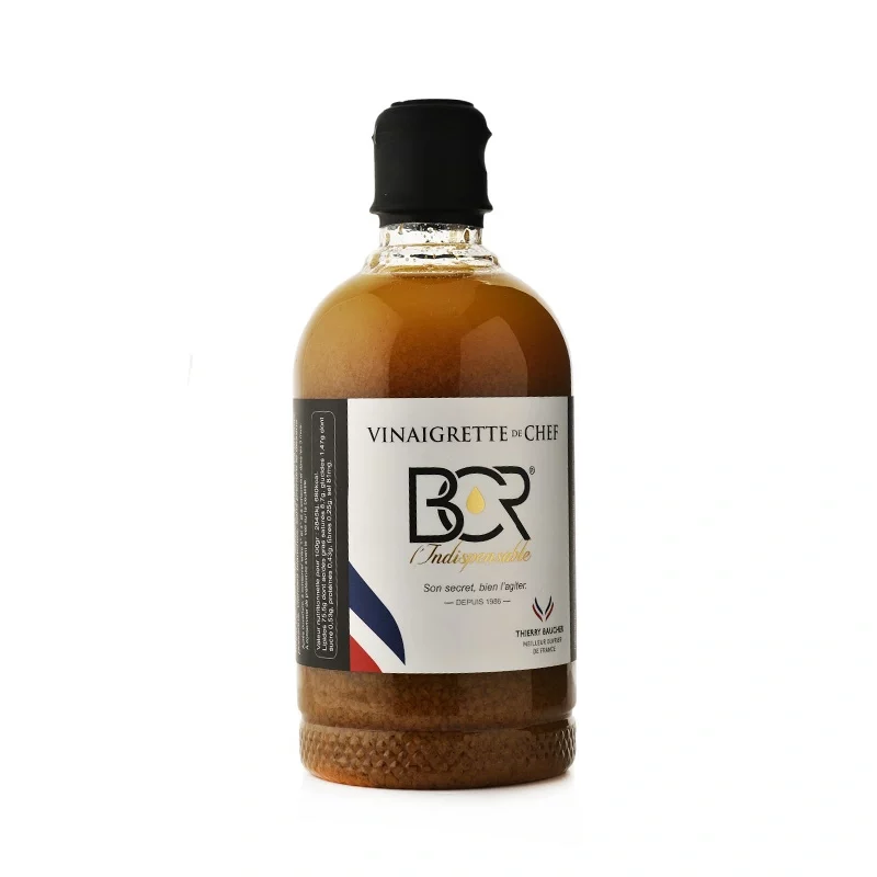 étiquette vinaigre bouteille anti gras personnalisée