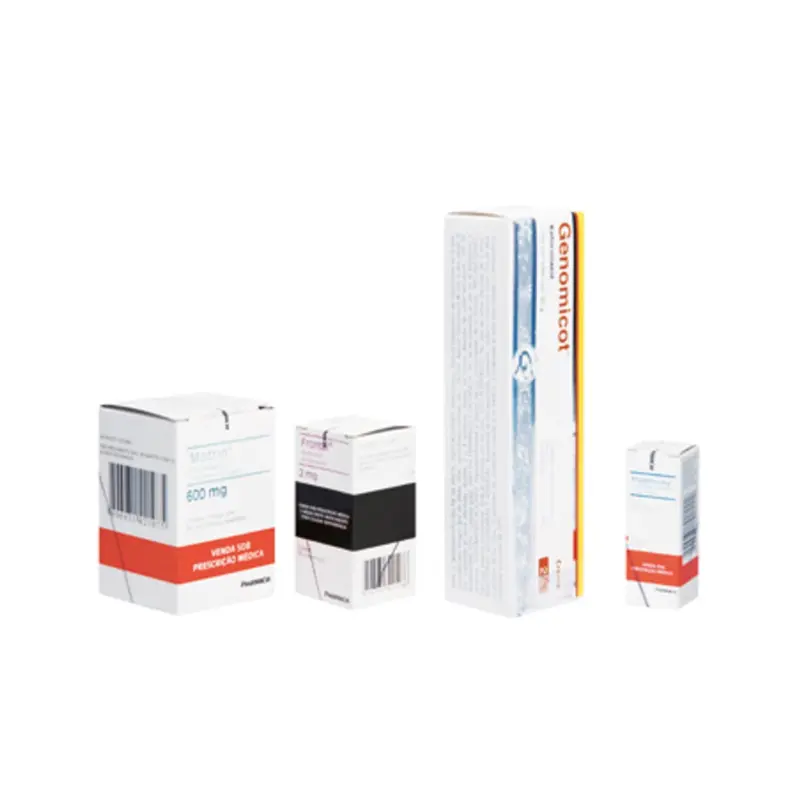 Étuis cartonnés pharmaceutiques