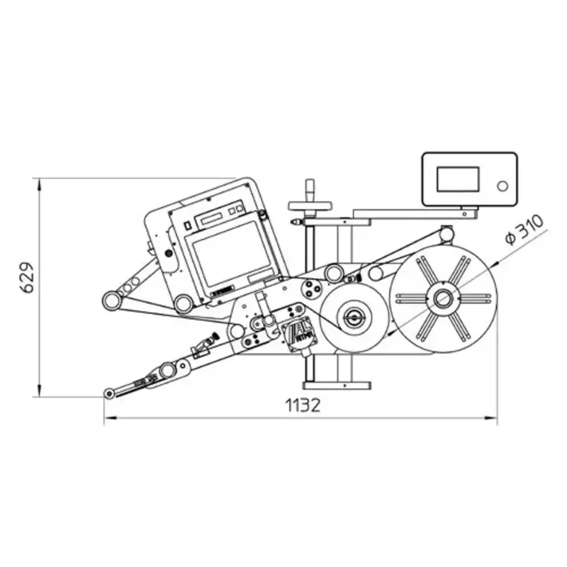 Plan d'encombrement ALritma T ALTECH