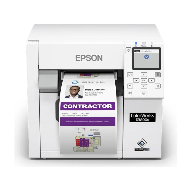 Imprimante d’étiquettes couleur EPSON ColorWorks CW-D3800