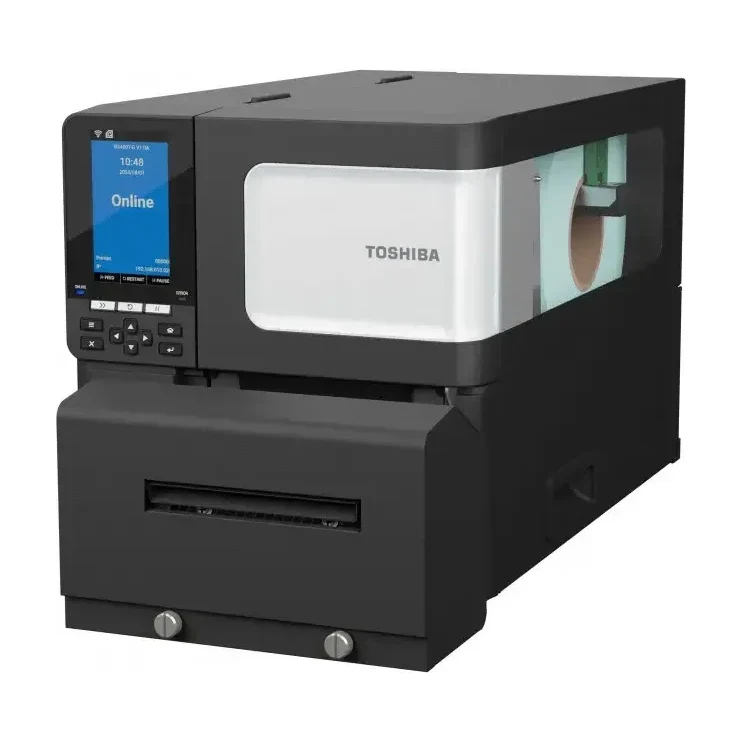 Imprimante d'étiquettes TOSHIBA TEC BX410T de trois quarts