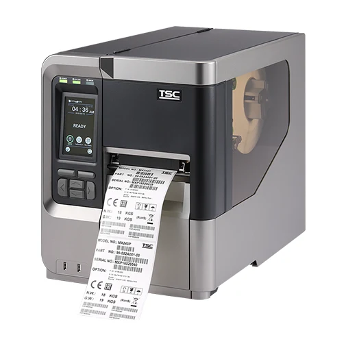 Imprimante d'étiquettes industrielle TSC série MX, MX240P en 203 dpi