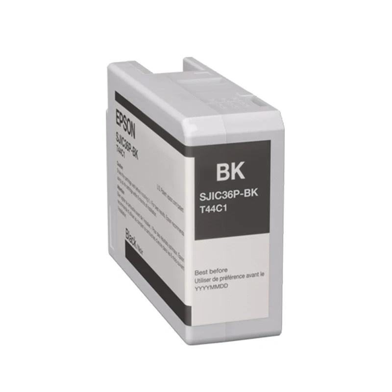 Cartouche d'encre EPSON SJIC36P-BK noire pour ColorWorks C6000 et C6500