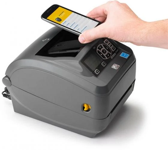 Appairage d'un smartphone à l'imprimante ZEBRA ZD500 par contact NFC