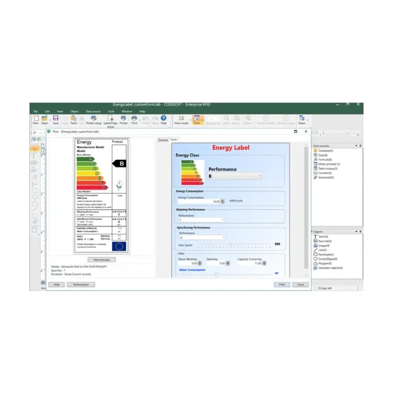 Logiciel d&rsquo;impression d&rsquo;étiquettes CODESOFT