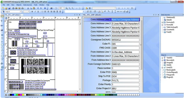 Logiciel d&rsquo;impression d&rsquo;étiquettes CODESOFT